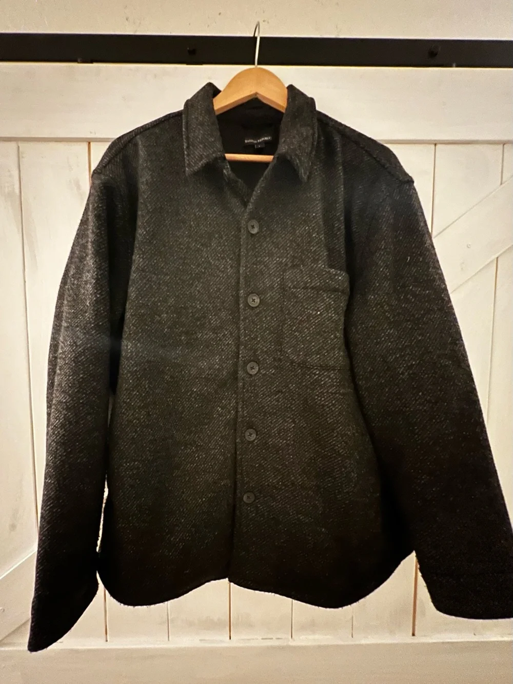 Banana Replublic - Men’s Button Up Herringbone Shacket